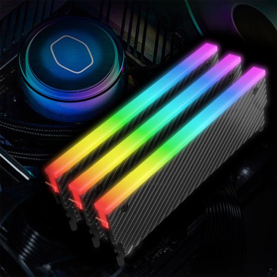 5V 3PIN ARGB RAM Heatsink Cooler Aura Sync Aluminum Alloy DDR2 DDR3 DDR4 DDR5 Desktop Memory Module Radiator PC Accessories