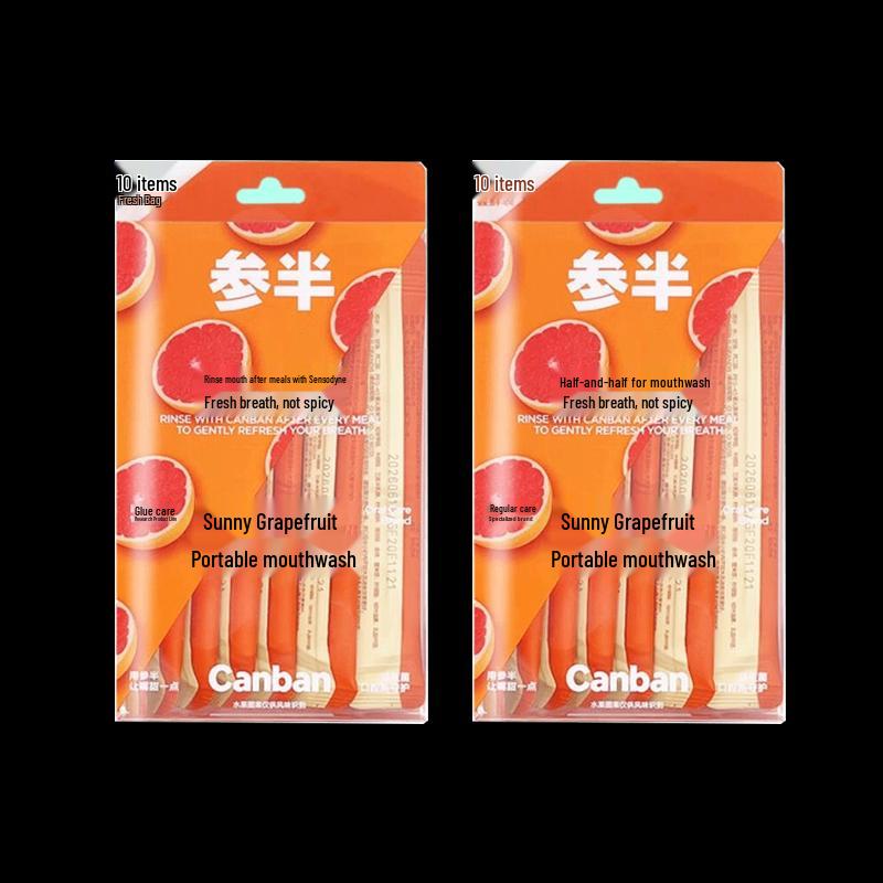 Canban Icy Grapefruit Portable Mouthwash