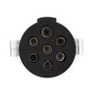 KIMISS European Type 7 Pin Trailer Plug, N Type 7 Pin Round 7 Pole