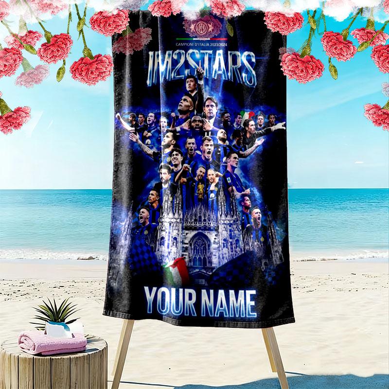 Custom Fcim Print Beach Towel, Large Soft Quick Dry Towel for Beach Camping Swimming