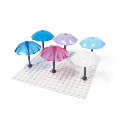 Small Particle Mosaic Building Block Figurine Handheld Spare Parts 63965 Umbrella 4094 Long Handle Umbrella Toy
