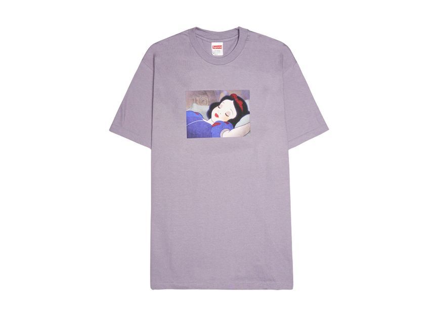 Supreme Snow White Tee Dusty Purple L