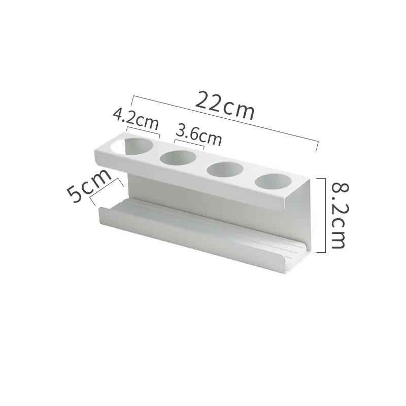 Light Luxury Exquisite Toothbrush Storage Rack High End Hotel Bathroom Decoration Household Bathroom Metal Storage Racks