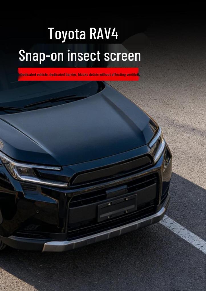 26-Model Toyota RAV4 Insect Net Grille Cover - Radiator Protection & Willow Catkin Modification