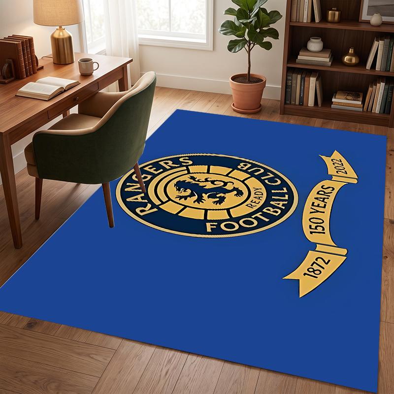 Rangers FC (14) Büurteppich Eleganter Bodenteppich für Büro Wohnzimmer Schlafzimmer und Innenräume