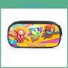 Fall Guys Cartoon Pencil Case For Students With Nylon Material Storage Organizer
