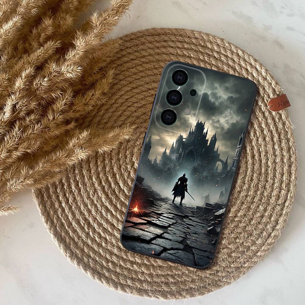 D-Dark S-Souls Game Phone Case For Samsung S25,S24,S21,S22,S23,S30,Ultra,S20,Plus,Fe,Lite,Note,10,9,5G Black Cover