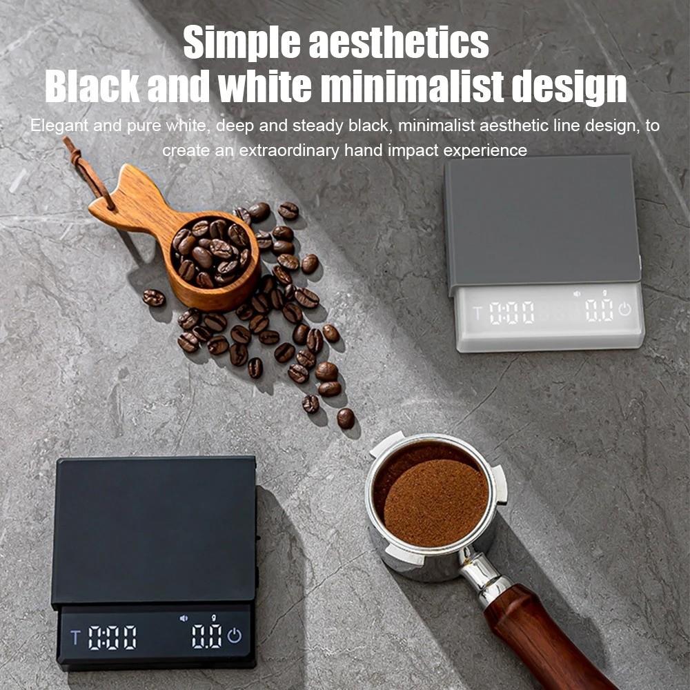 Mini Drip Espresso Scale 3 Modes Electronic Digital Weight  for Barista Kitchen Tools