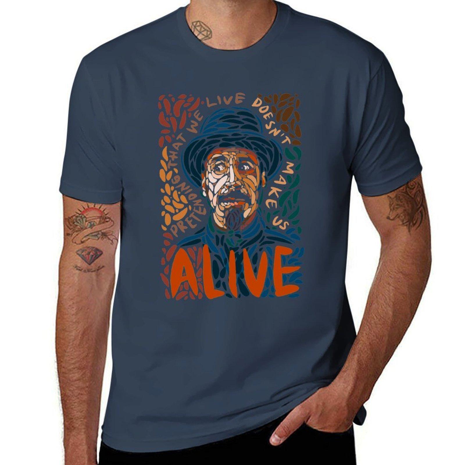 Serj abstract portrait TShirt Plus Size Summer Casual TShirt S