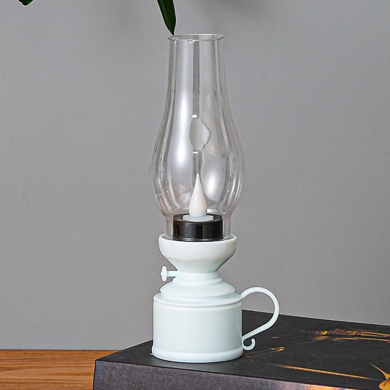 Retro LED Luminous Kerosene Lamp - Pony Lamp, Electronic Candle Light, Creative Decor & Gift Hurricane Light.