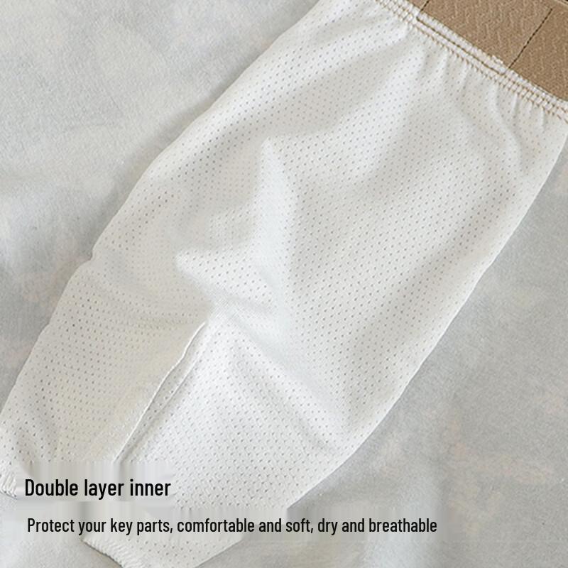 FitonTon Men's Premium Antibacterial Cotton Boxer Briefs 3-Pack