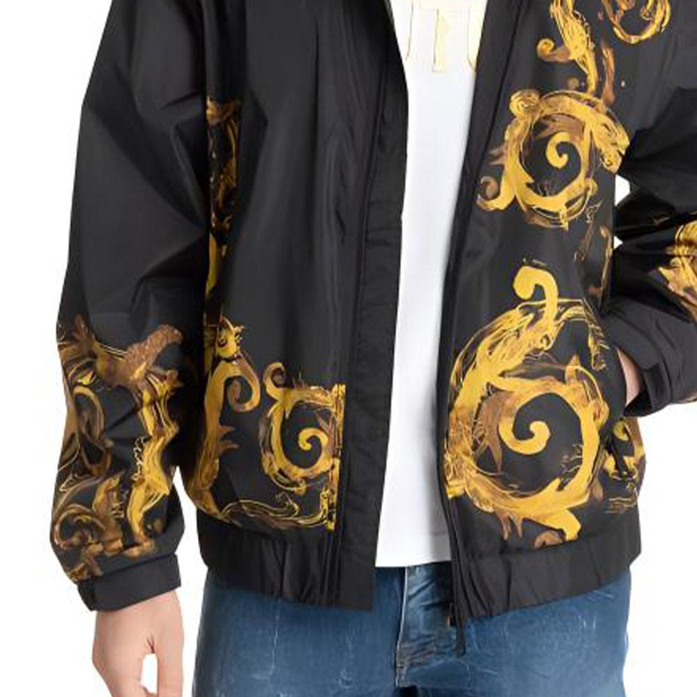 Versace Jeans Couture Graphic Printed Zipped Jacket 76GAS406-CQS86-G89