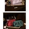 Portable Large Capacity Clutch Bag, Women Cosmetic Organizer Evening Small Handbag