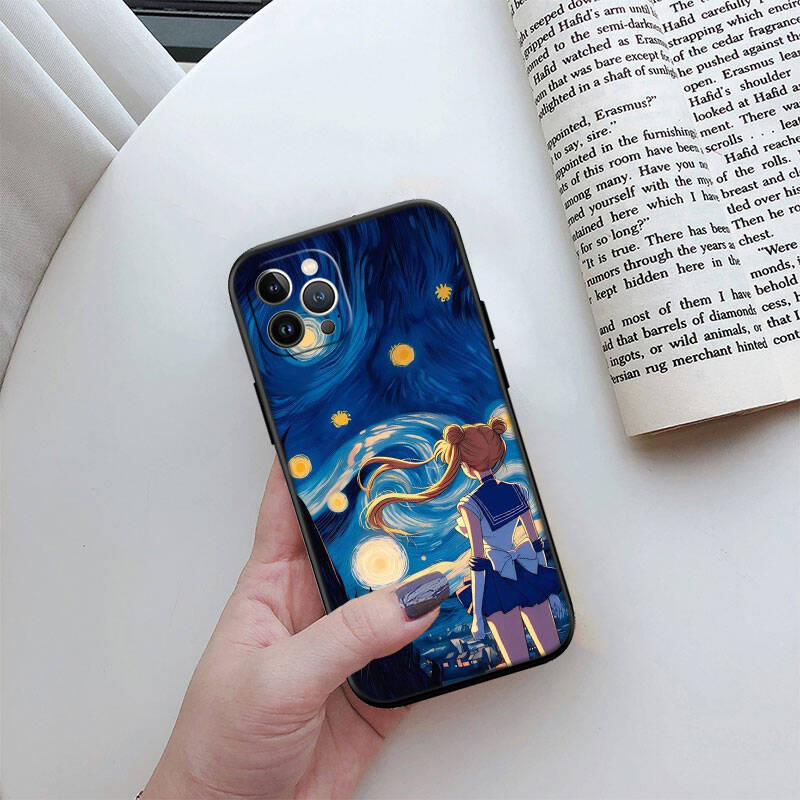 MH133 S-Sailor Moon Phone Shell for Samsung S20 S21 S22 S23 S24 FE Ultra Plus Lite S21S A55 A07 A17 F06 F16 M06 M16 M56 A36 A37 A57