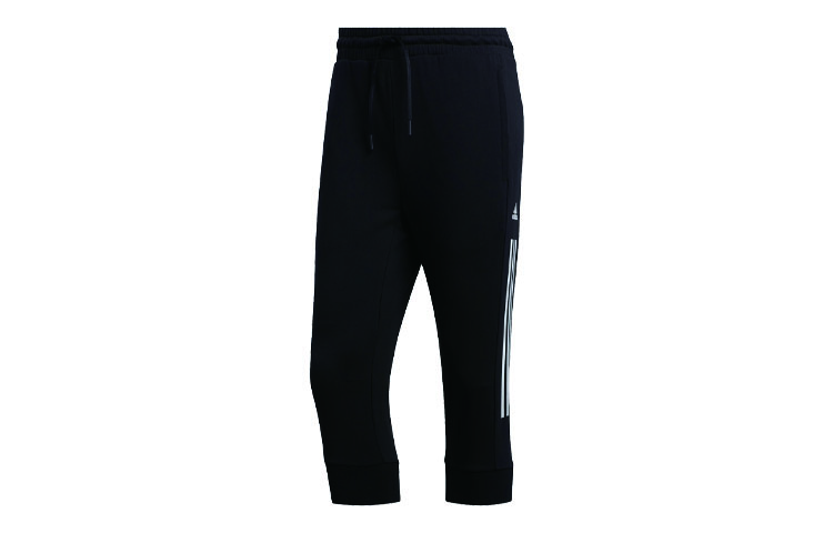 

Adidas Knitted Sweatpants Men s Black Moderate Straight Fit Pants FT2840 XS