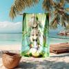 Beach Towel with Genshin Impact Characters5 Pattern - Soft,absorbent,machine Washable Lightweight&Modern,swimming,Travel Essentials