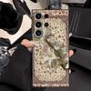 Retro Ethnic Totem Pattern Black Soft Phone Cover Case for Samsung Galaxy S21 FE S25 Edge S23 Ultra S24 Plus S20