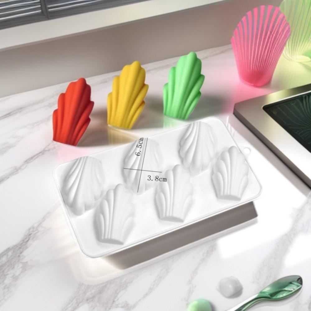 Silicone Material Baking Mold Madeleine Shell Dessert Mold Easy Release Pudding Mold  Bread Making