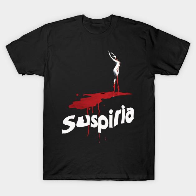 Men Black Print T-shirt Dario Argento S Suspiria No-Cut Transfer Paper Print Cotton Tshirt L чёрный