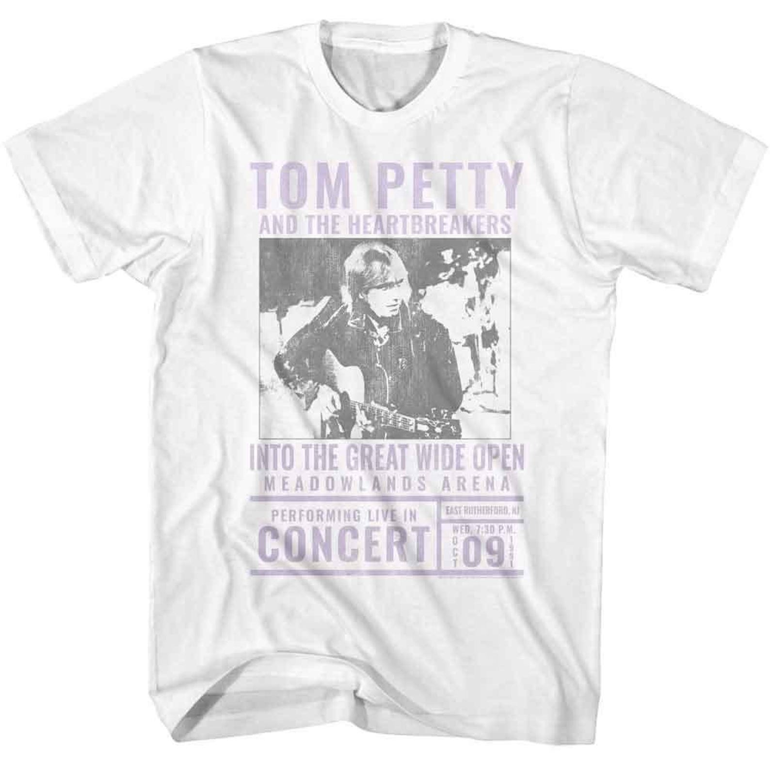 Tom Petty Into The Great Wide Open White T-Shirt S
