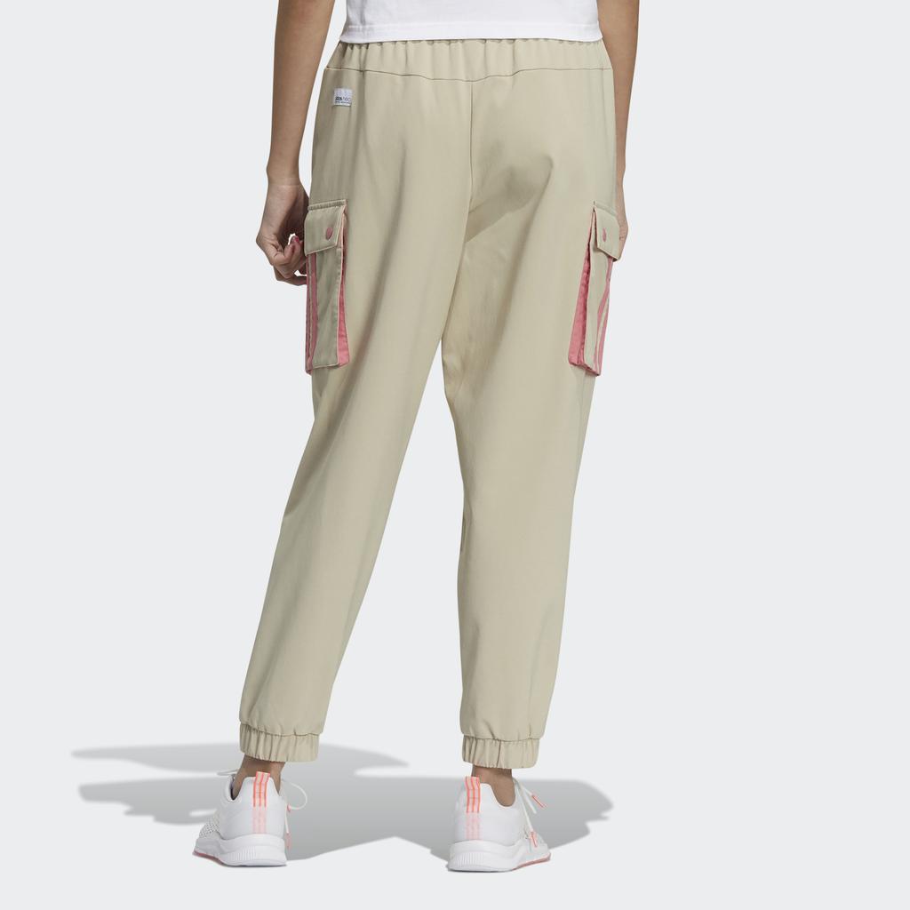 Adidas Neo Side Pocket Spliced Joggers Women Bottoms Khaki GP5488