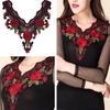 Practical Soft Polyester Yarn Flower Clothes Patch Dress Shirt DIY Embroidery Fabric Lace Neckline for Gifts