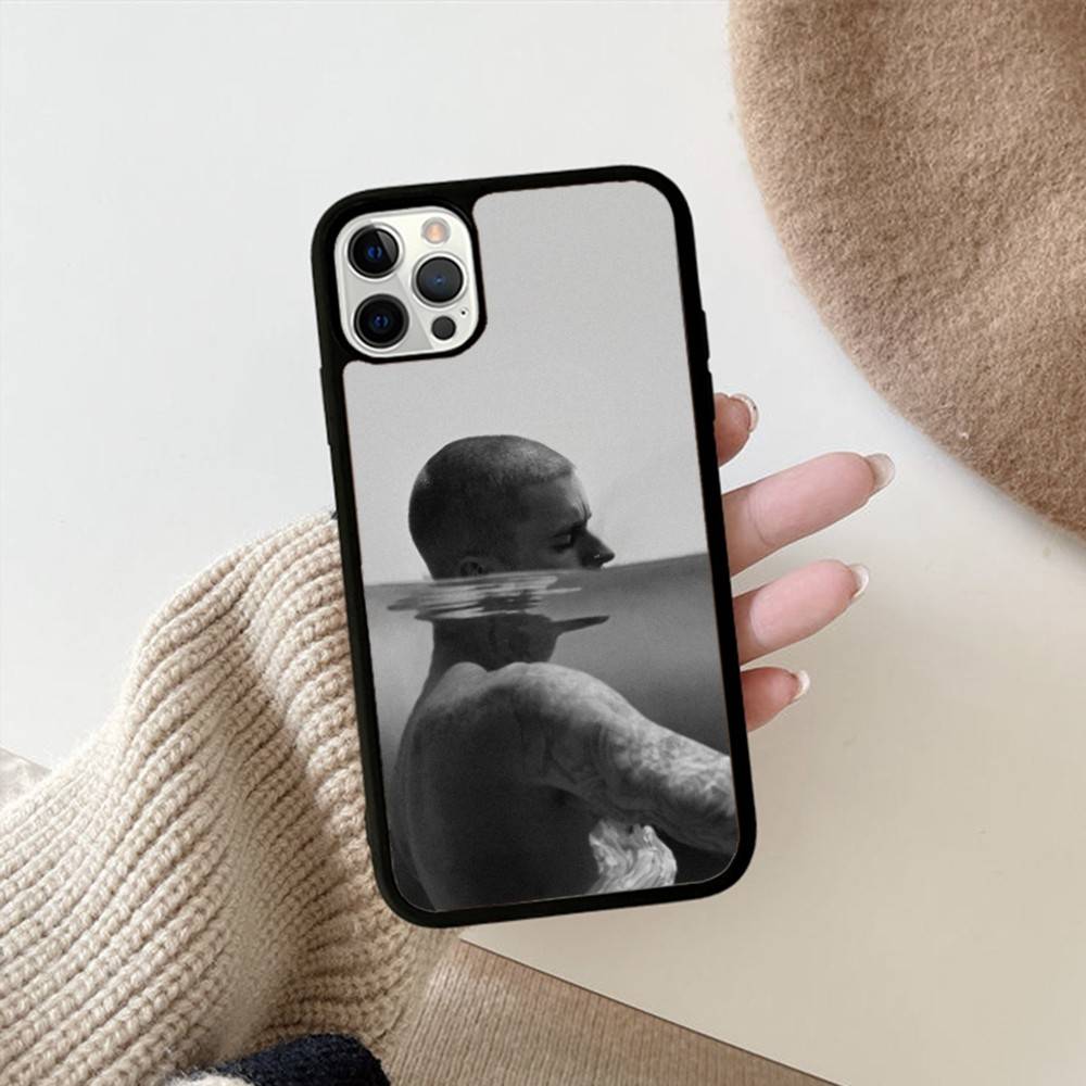 Singer Justin B-Bieber Phone Case For IPhone 16 Pro Max 15 14 Plus 14 13 12 11 17 PC+TPU Cases Back Cover