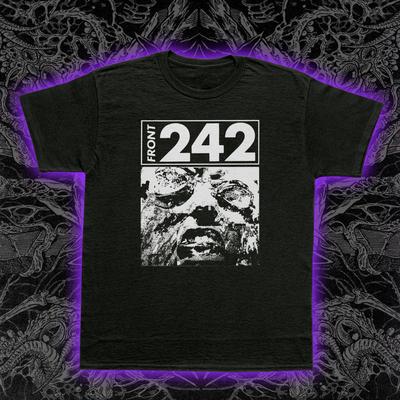 T-Shirt Front 242 EBM Industriale Musica Elettronica per il Corpo Band Belga S-5XL
