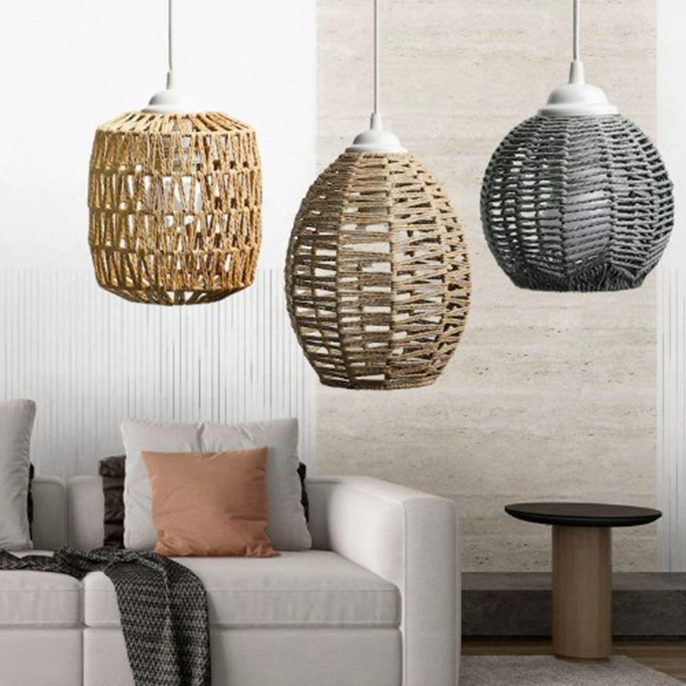 Parts Woven Lampshade 6 Styles Hot Pot Restaurants Lanterns New Lighting Fixtures Cover