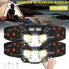 8 Modes LED Headlight Handfress Motion Sensor Powerful Headlamp Head Lamp COB Flashlight Torch Camping Fishing LED Head Light