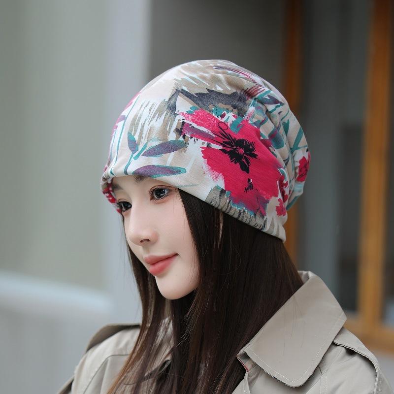 Four Seasons Pullover Hat Scarf Dual-purpose Men's and Women's Sports Cycling Windproof Bag Head Towel Hat Confinement Hat Sleeping Hat