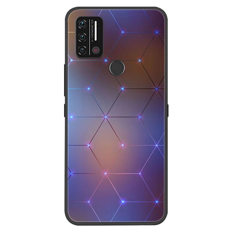 Custodia Per Umidigi A7 A9 Pro Custodie Morbido Silicone Protezione Stampa Coperture Nere per Umidigi A9 A7 Pro Funda Coque A9Pro A 9 Capa