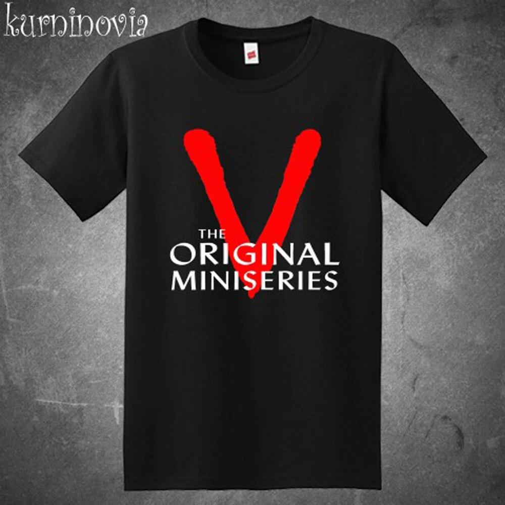 V Оригинальный мини-сериал 1983 года Телесериал Мужская черная футболка Топ Унисекс M