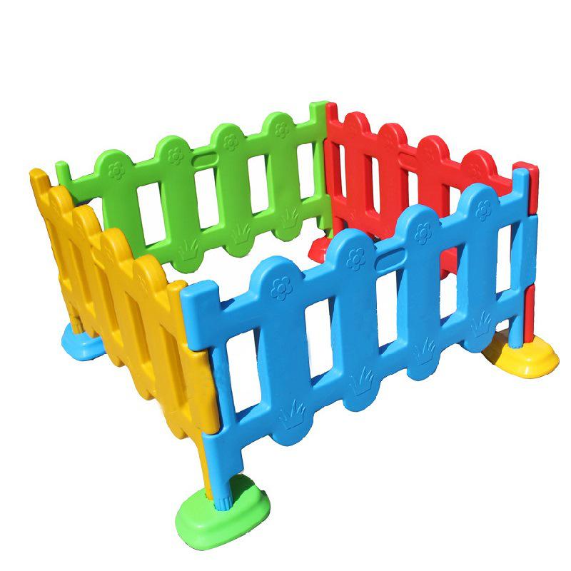 Children's Safety Play Fence - Plastic Railing for Kindergarten or Play Area