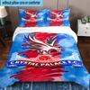 3pcs Crystal Fc Crest Printed Bedding Set Duvet Cover Closure Includes 1 Duvet Cover & 2 Pillowcases Bedding Sets Home Decor Gifts