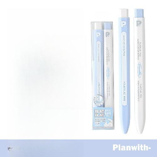 

2pc/set INS Simplicity Korean Fashion Gel Pen Retro Lucky Clover Stationery Black Ink Gel Pen 0.5mm Writing Pen Student Supplies