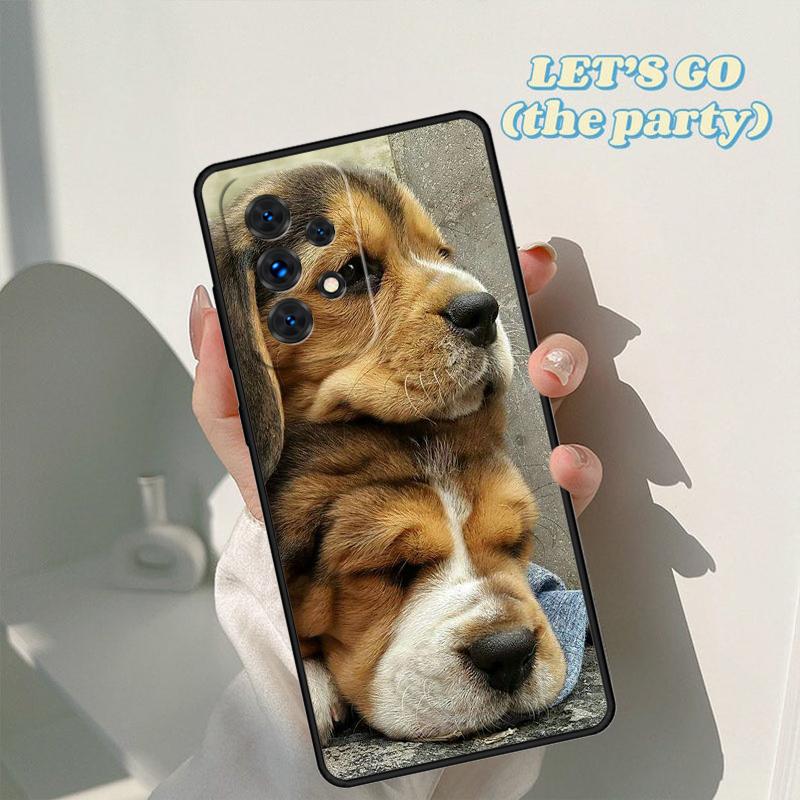 Love My Beagle Puppies Dogs phone case For Samsung Galaxy A42 A31 A40 A51 A71 A32 A80 A91 A52 A72 A20 A21S A50 A70 A11 A12 Cover