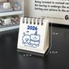 2026 Cute Mini Calendar Office Desktop Decoration Small Ornament Calendar Calendar Plan Book