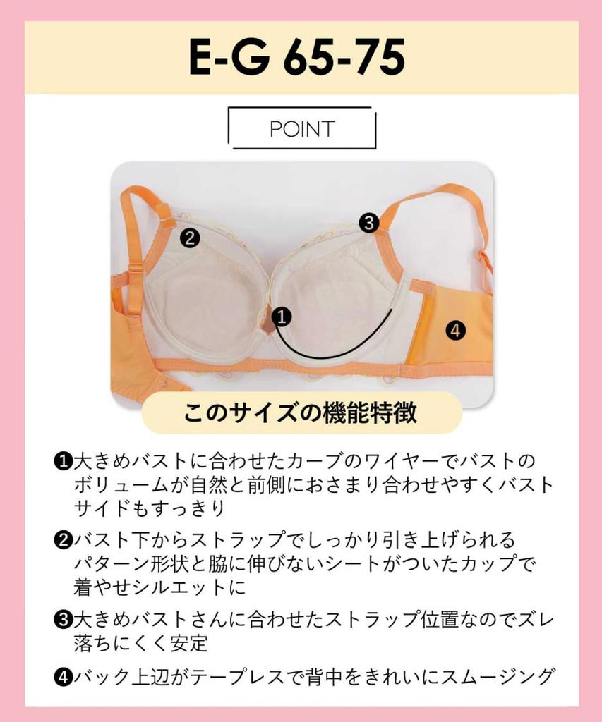 Amphi Personalized High Back Fits Plus C75 Bra, Design, Sides, Smoothing, A-G Cups, Sizes, [stylist 4U] Bra, BOG306, Women's, White,