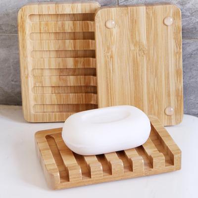 Yousheng Teak Seifenablage mit Ablauf Rutschfeste Seifenschale Bambus Teak Duschablage Handgefertigte Teak Seifenschale Badezimmerzubehör