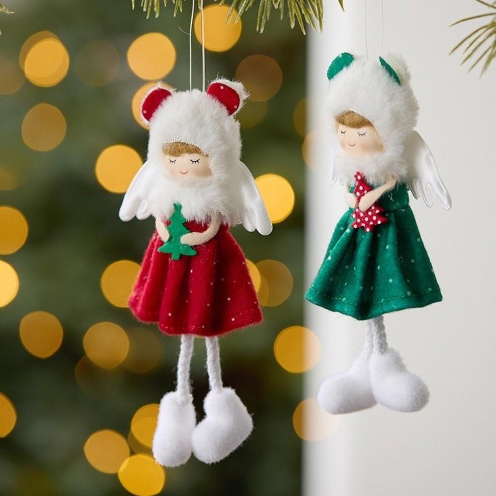 Červené Zelené Vánoční Stromky Dekorace Novinka Vánoční Stromek Závěsné Ozdoby Vánoční Dárky