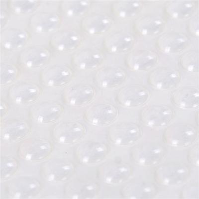 100Pcs Self Adhesive Rubber Feet Clear Semicircle Bumpers Door Buffer Pad Tool