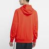 Nike Sportovní mikina s kapucí Swoosh Pánské topy Oranžovo-červená CJ4864-891