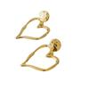 Fashionable Love Earrings Elegant Earrings Simple and High-end Design Suitable for Daily Wear