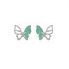 Blue Butterfly Stud Earrings For Women Brincos Feminino Fashion Jewelry For Girl Friend Earing