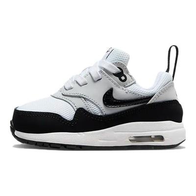 Air Max 1 EasyOn TD White Black Baby Sneakers Pure-Platinum DZ3309-106