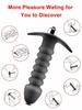 Male Prostate Massager Dildo Anal Butt Plug Anus Vibrator For Men Women Sex Toys