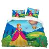 Anime Niedliche Kleine Prinzessin Bettwäsche Bettbezug 3D-Druck 2/3 Teile, Super Weich Und Bequem 100% Polyester Bettbezug