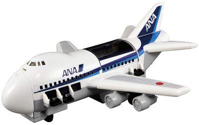 TAKARA TOMY "Tomica World Cargo Jet ANA" Miniauto Speelgoed, Unisex, Vanaf 3 jaar, Voldoet aan Speelgoedveiligheidsnormen, ST-keurmerk Gecertificeerd