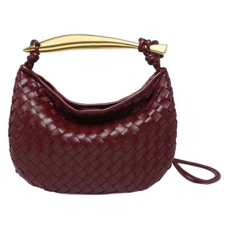 "Stylish Woven Sardine Dumpling Handbag - Hot-Selling Shoulder and Messenger Bag"
